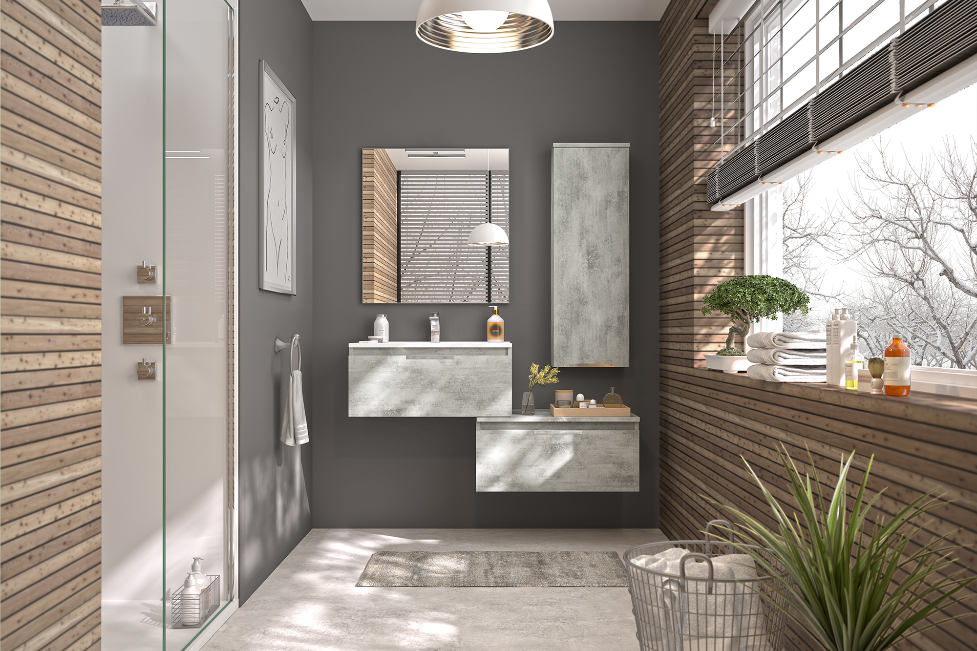 Meuble De Salle De Bain Ten Cedam Mobilier Design Design Architecture Maison Interieur De Charme