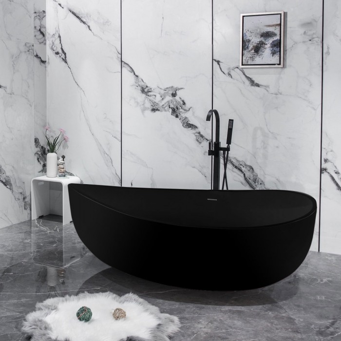 Accessoires salle de bain design noir ~ BLACK MARQUINA